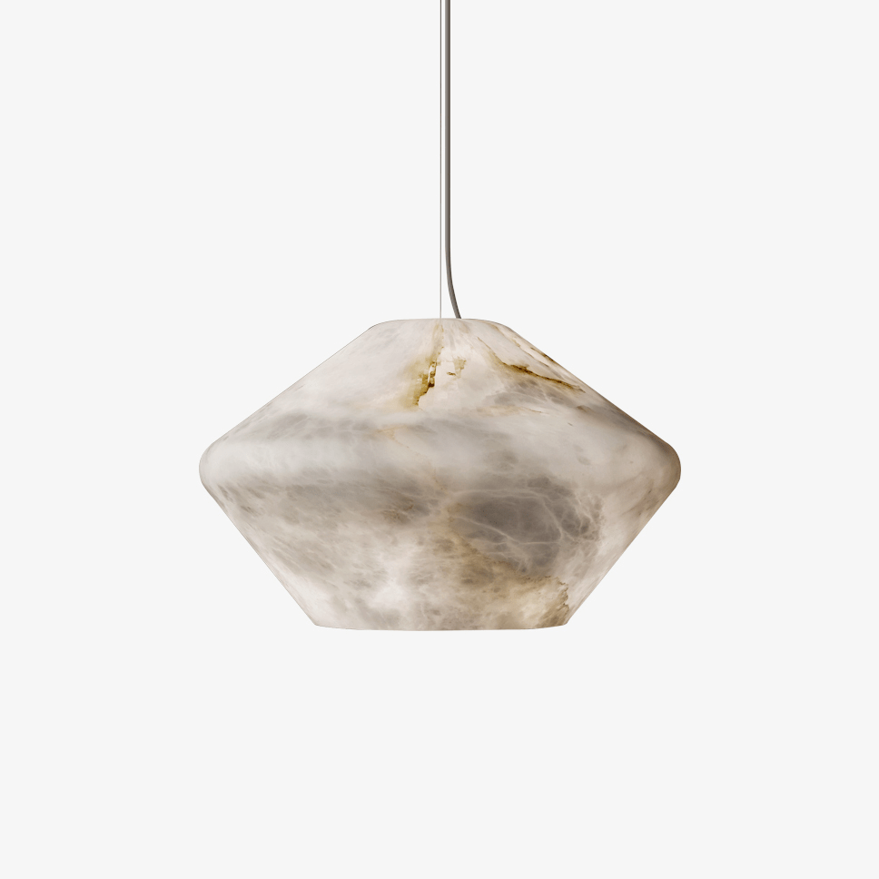Alabaster Veil Pendant Light - Tianguang Alabaster Lighting