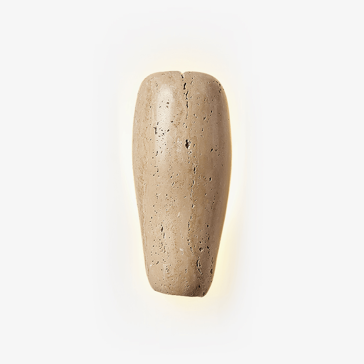 Earthy Stone Travertine Wall Sconce - Tianguang Alabaster Lighting