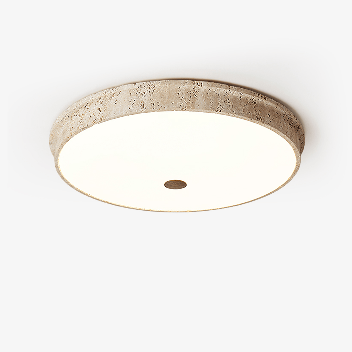 Talverra Stone Ceiling Lamp Travertine Ceiling Light - Tianguang Alabaster Lighting