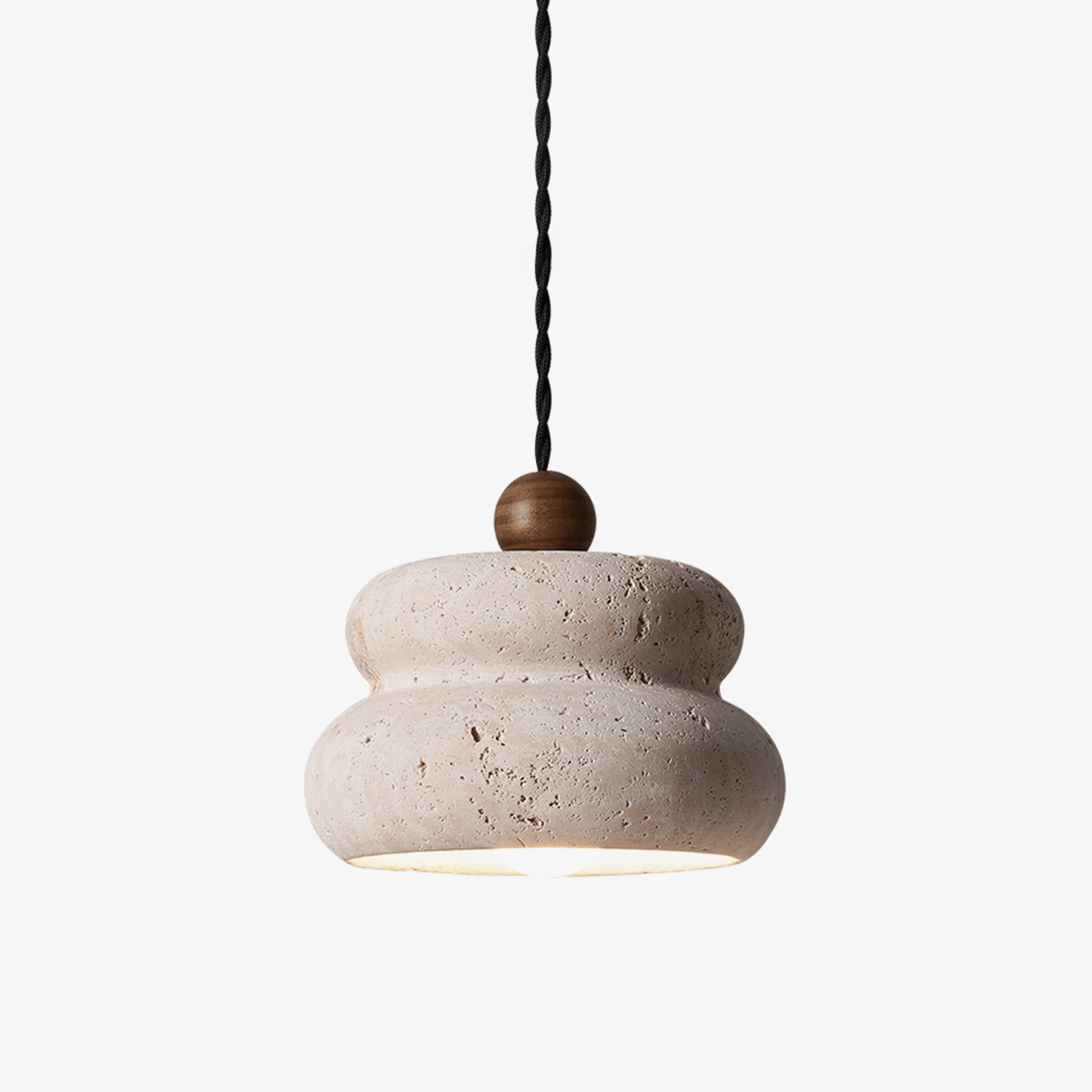 Nivora Stone Travertine Pendant Lamp - Tianguang Alabaster Lighting