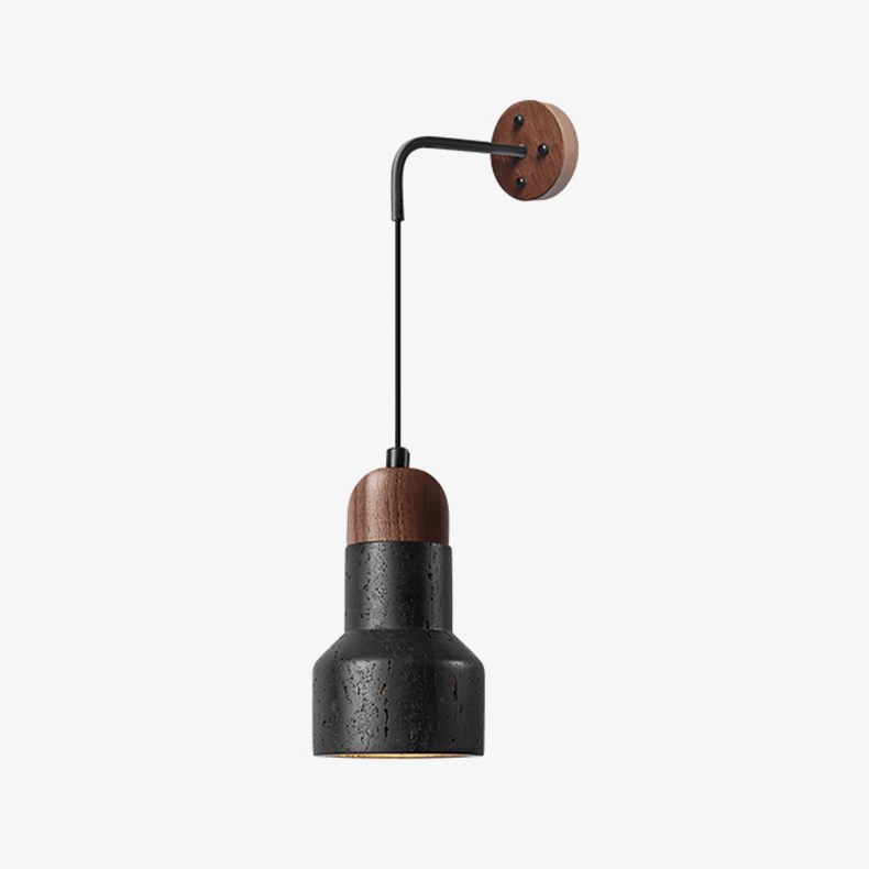 Vulkan Drop Travertine Wall Lamp - Tianguang Alabaster Lighting