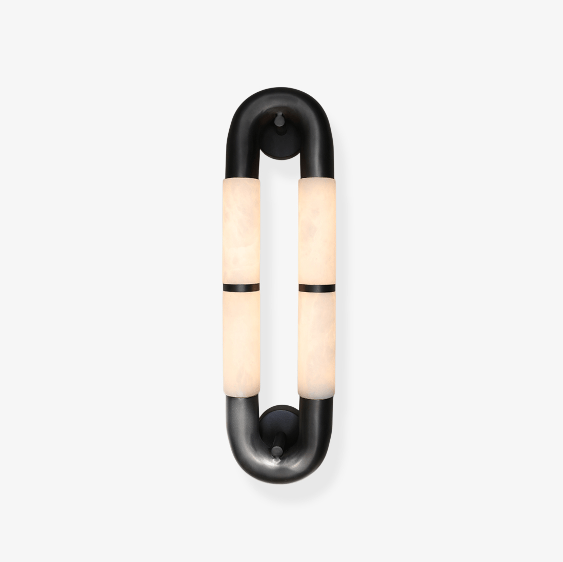 Luma Arc Twin Alabaster Sconce - Tianguang Alabaster Lighting