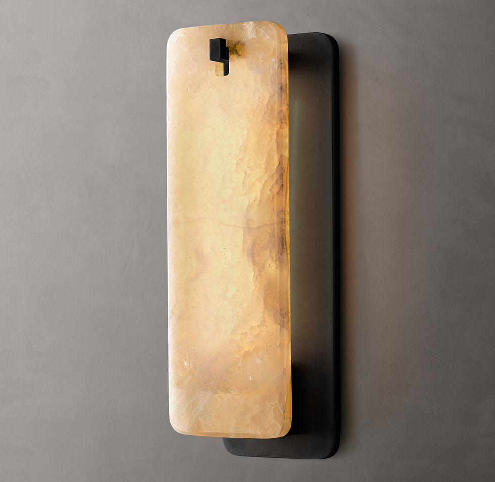 Calamette Onyx Sconce - Tianguang Alabaster Lighting