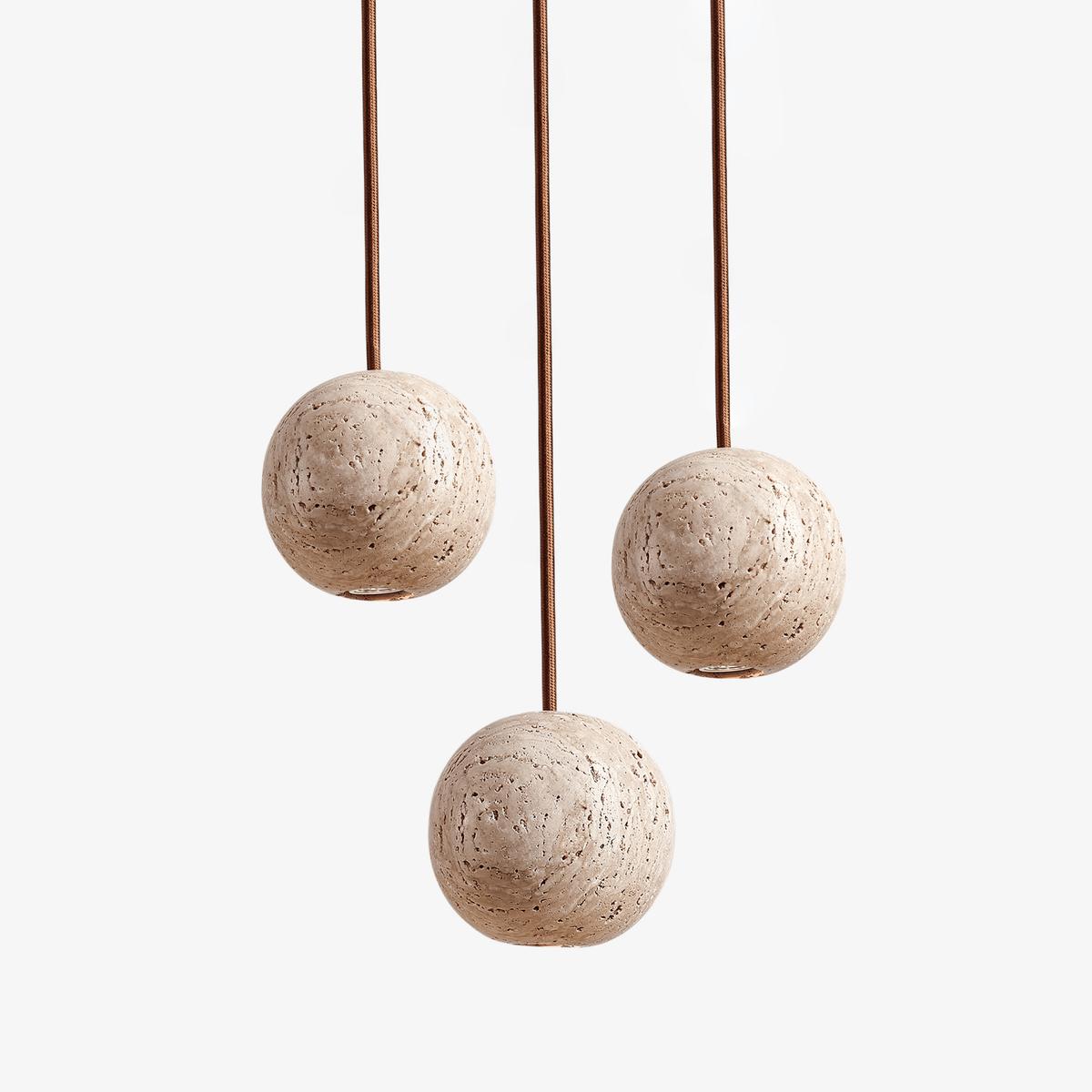 Cassia Travertine Pendant Light - Tianguang Alabaster Lighting