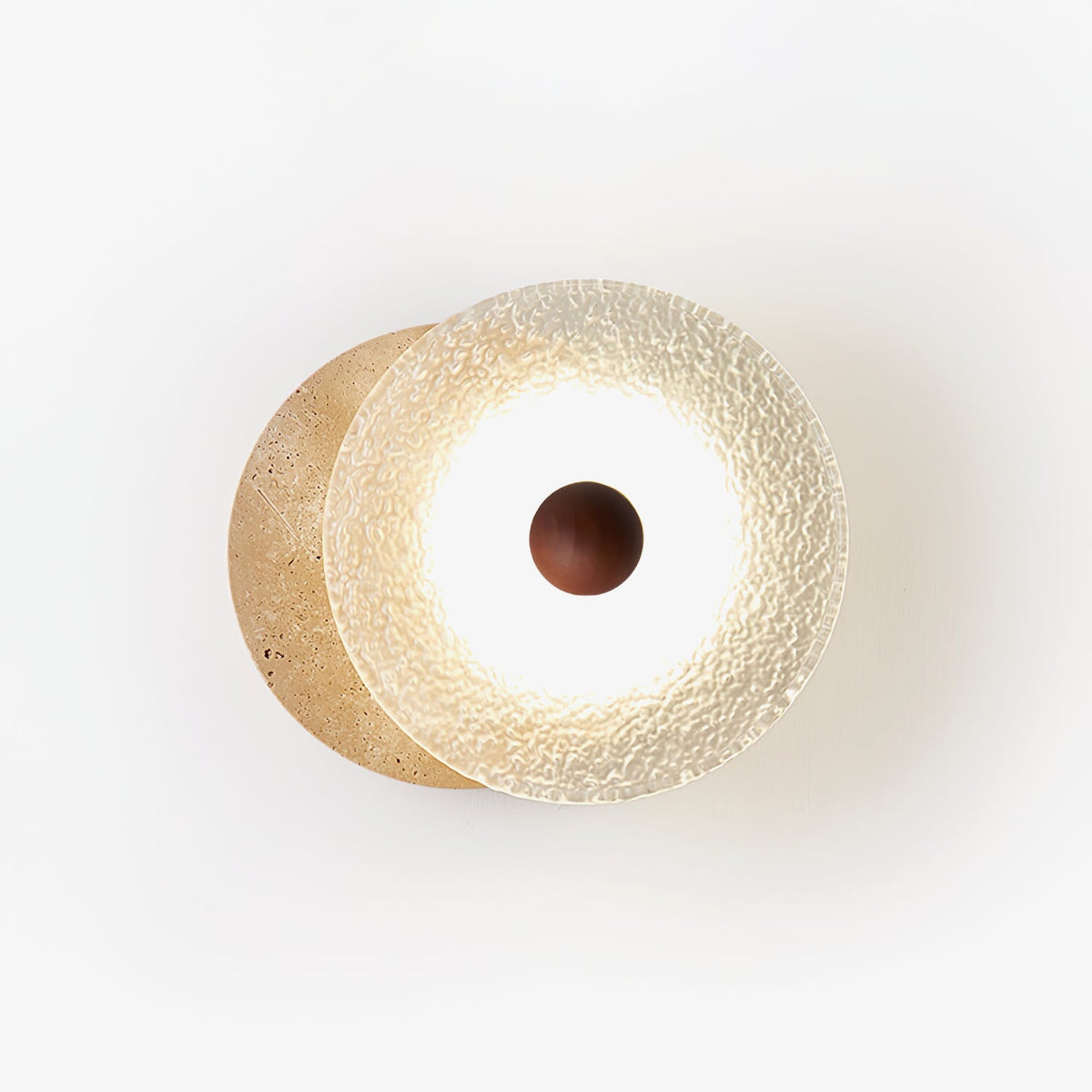 Aurora Travertine Wall Lamp - Tianguang Alabaster Lighting