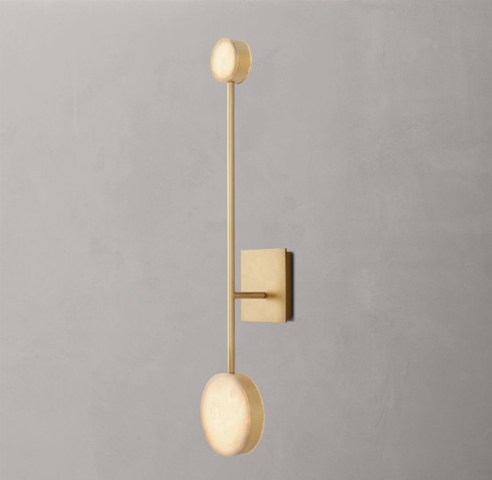 Alexander Alabaster Sconce 28" - Tianguang Alabaster Lighting