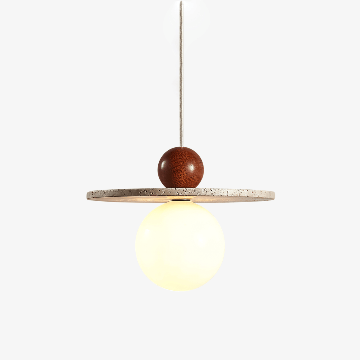 Solen Travertine Pendant Lamp - Tianguang Alabaster Lighting