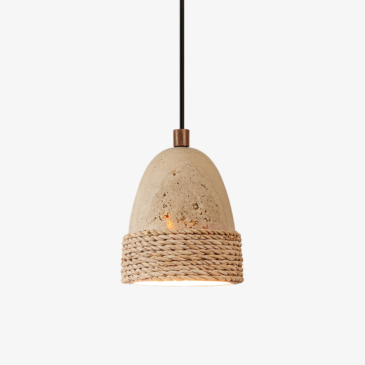 Arbor Nest Travertine Pendant Lamp - Tianguang Alabaster Lighting