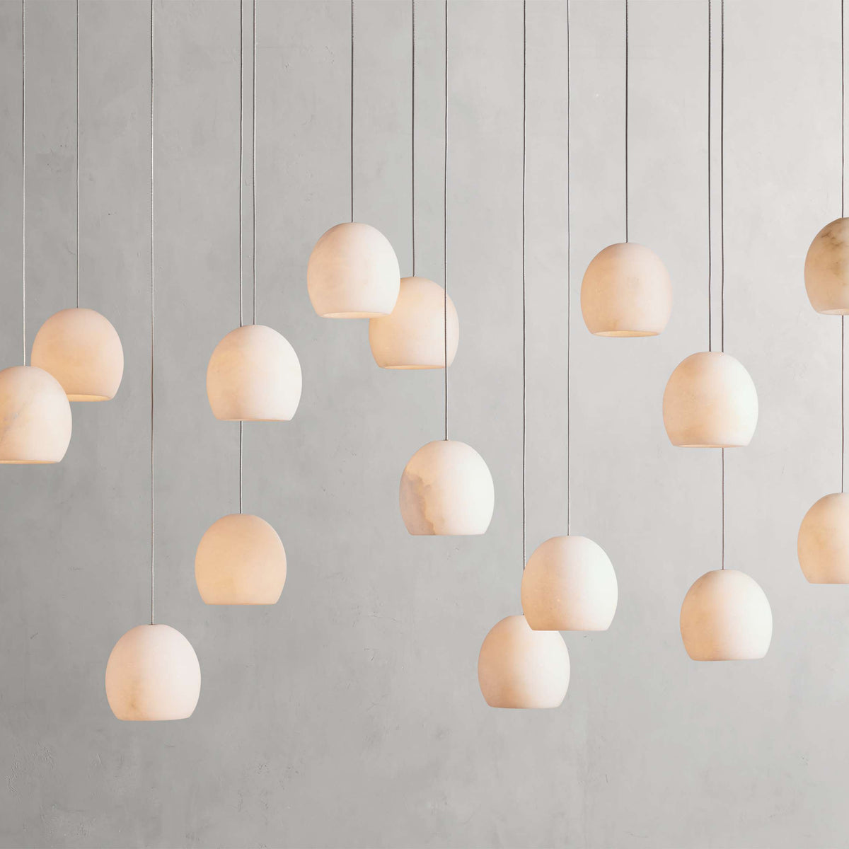 Arica Linear Alabaster Chandelier - Tianguang Alabaster Lighting