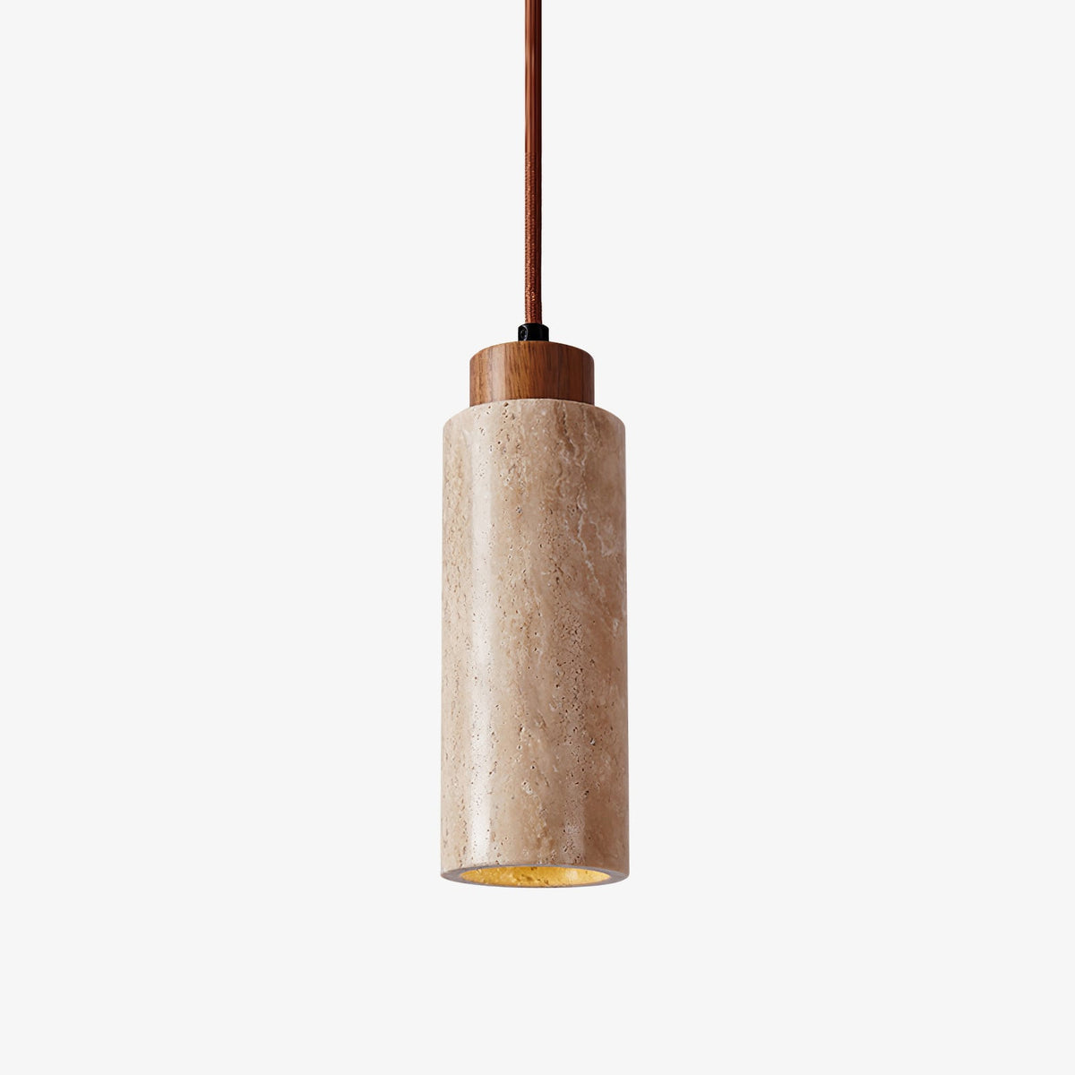 Solvara Travertine Pendant Lamp - Tianguang Alabaster Lighting