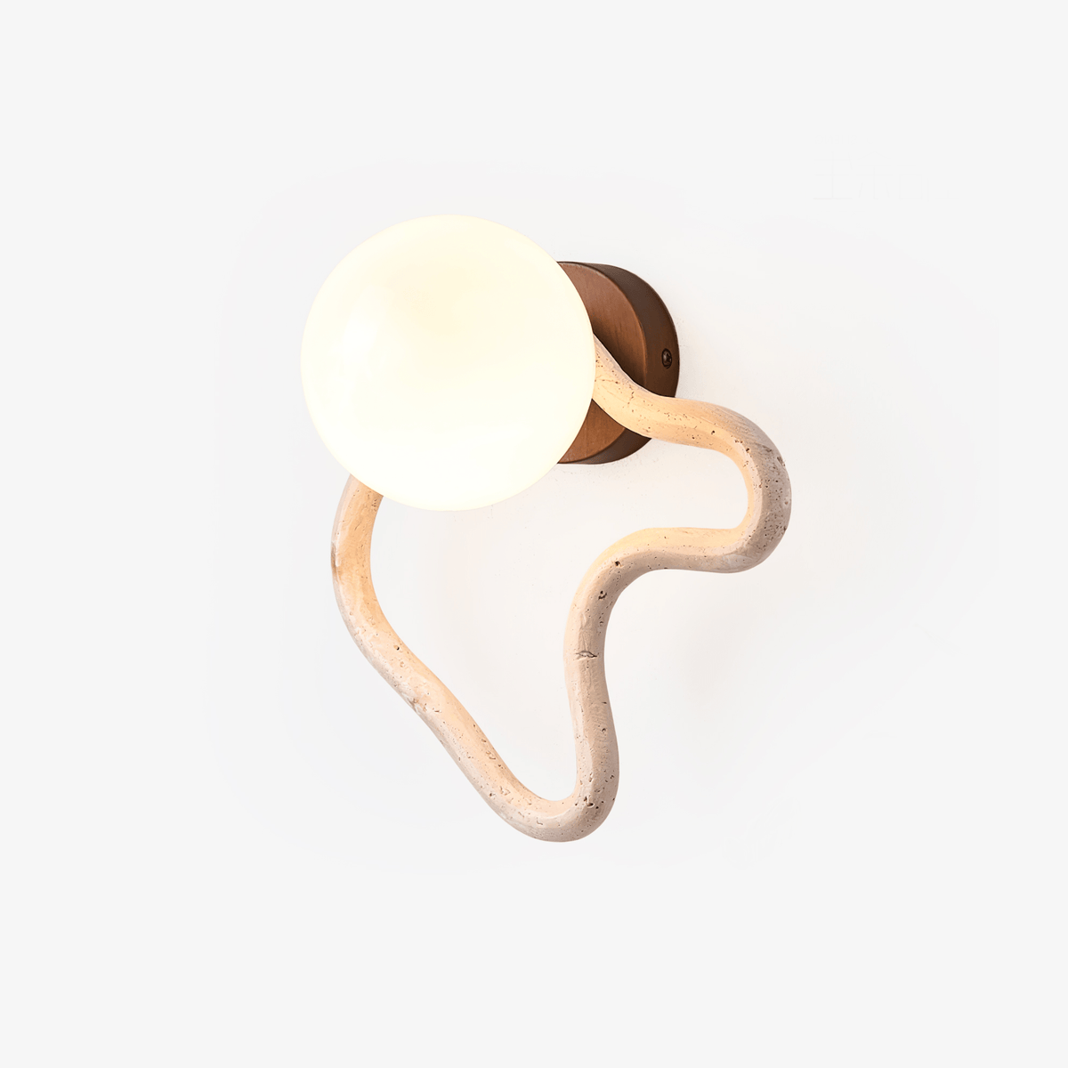 Serpentine Travertine Wall Sconce - Tianguang Alabaster Lighting