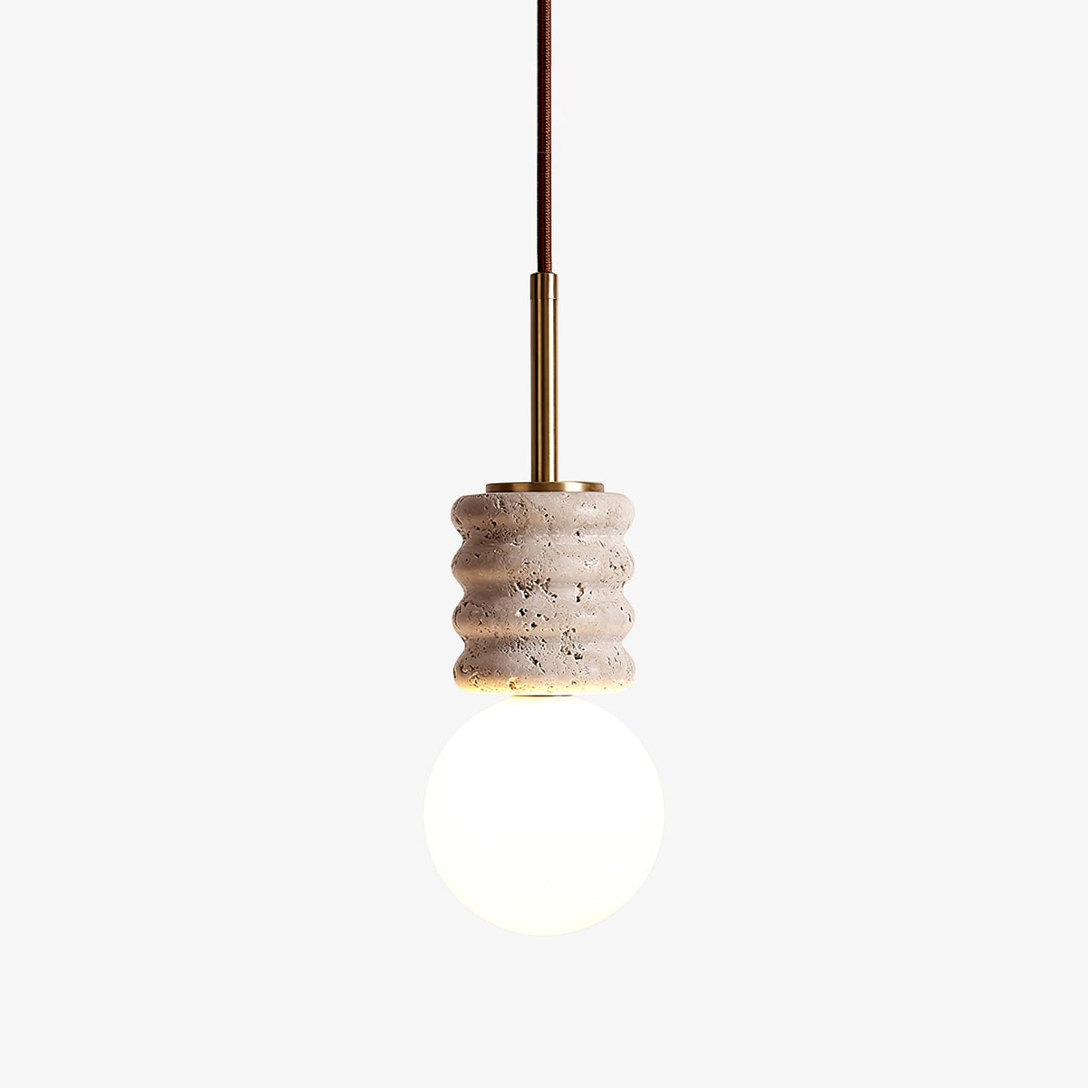 Alvia Travertine Pendant Lamp - Tianguang Alabaster Lighting