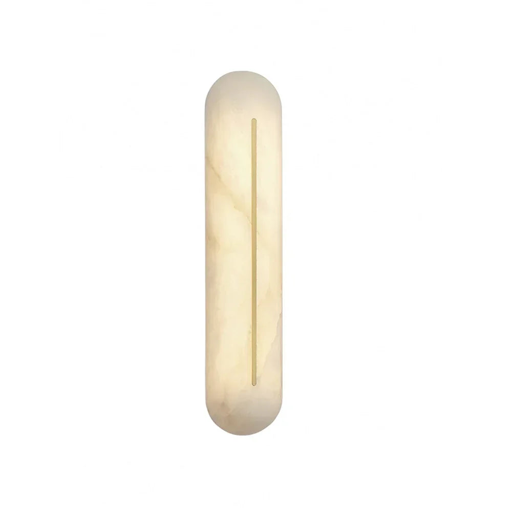 Alabaster Orbison Wall Lamp - Tianguang Alabaster Lighting