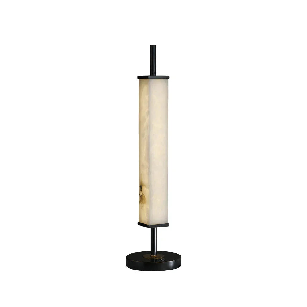 Alabaster Serano Brass Table Lamp - Tianguang Alabaster Lighting