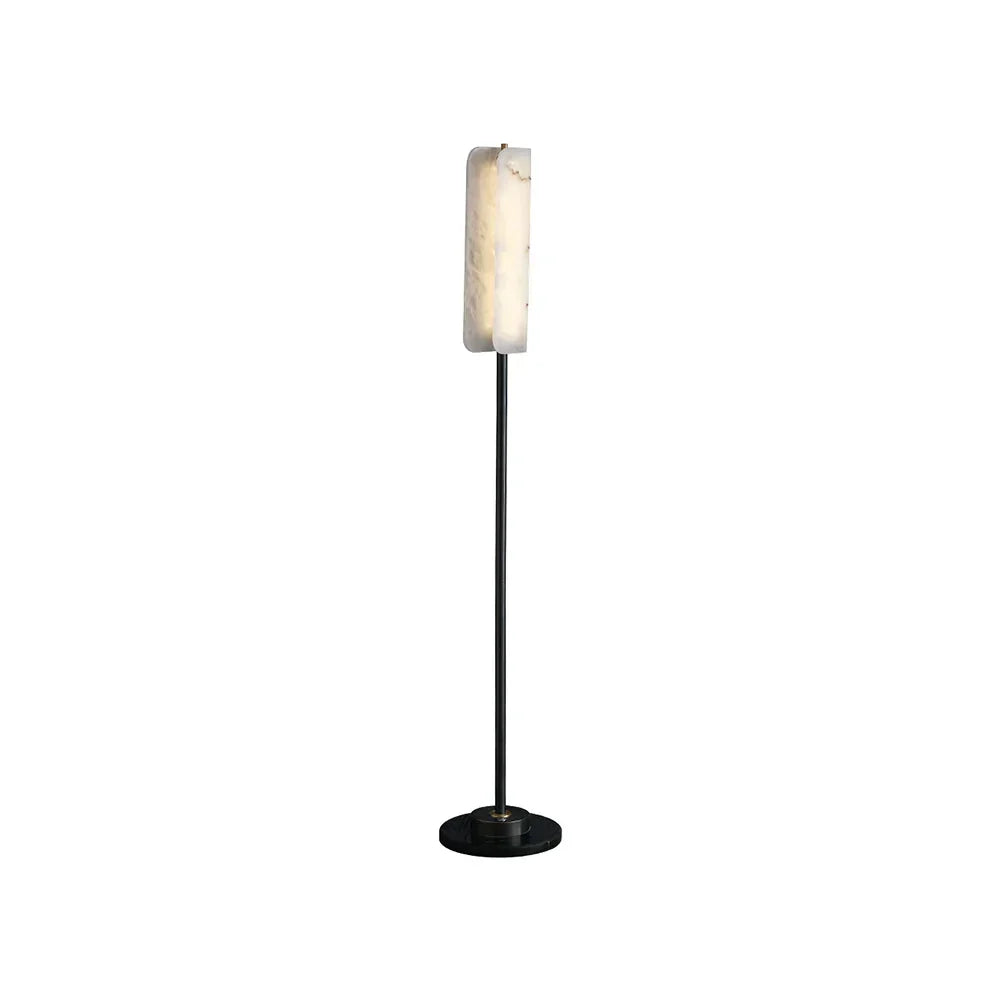 Alabaster Years Brass Floor Lamp - Tianguang Alabaster Lighting