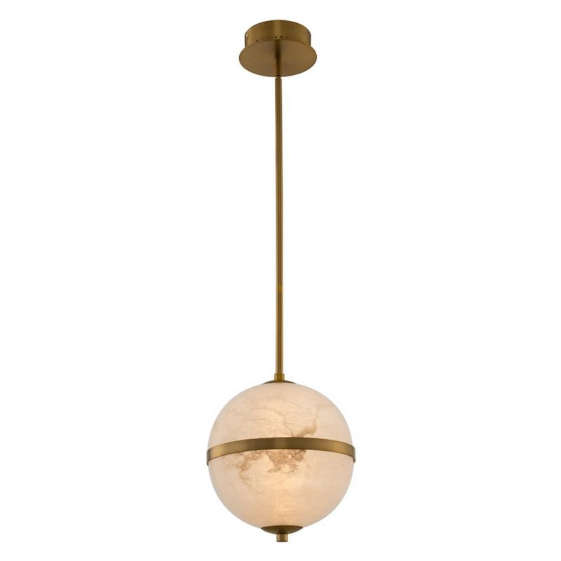 Alabaster Canterbury LED Mini Pendant - Tianguang Alabaster Lighting