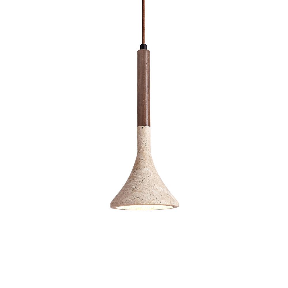 Aplomb Travertine Pendant Lamp 5.1" - Tianguang Alabaster Lighting