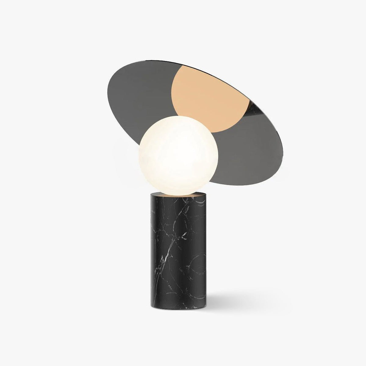 Bola Disc Marble Table Lamp - Tianguang Alabaster Lighting