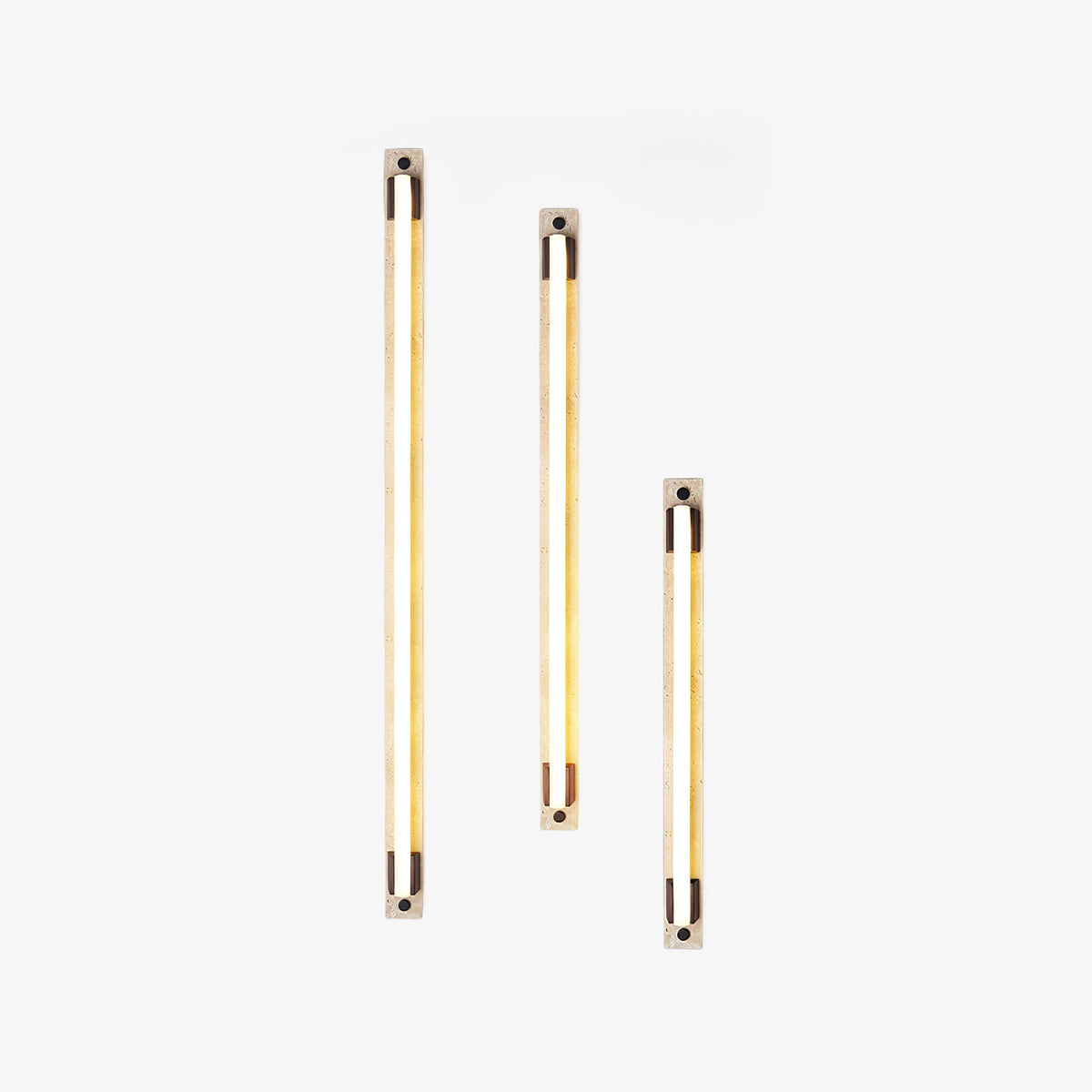 Caelum Light Bar Travertine Wall Lamp - Tianguang Alabaster Lighting