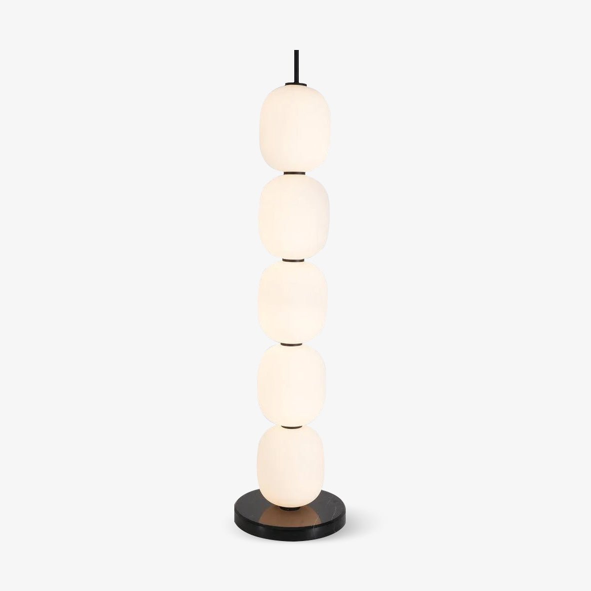 Candied Haws Marble Floor Lamp 30 cm Dia - Tianguang Alabaster Lighting