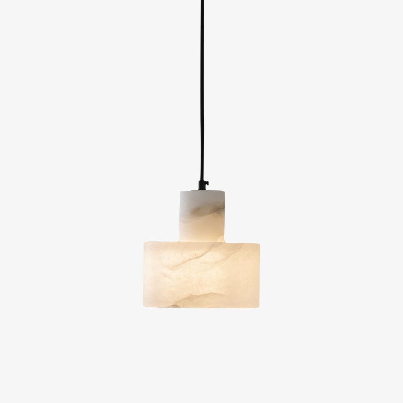 Cyls Alabaster Pendant Lamp 5.5 in Dia - Tianguang Alabaster Lighting