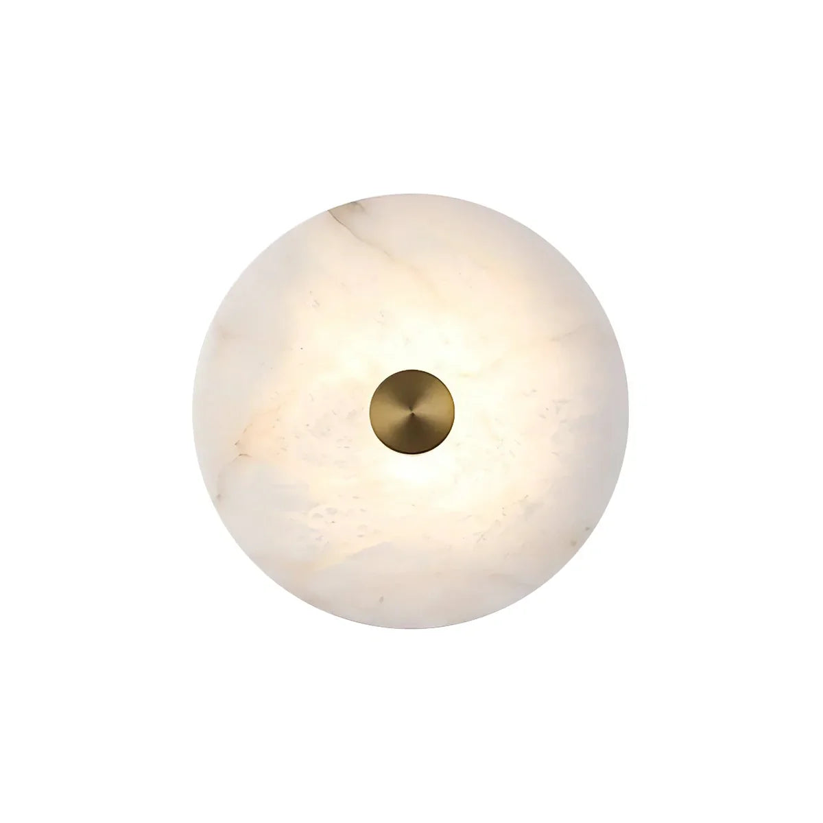 Disc Shaped Alabaster Wall Light 20 cm Dia - Tianguang Alabaster Lighting