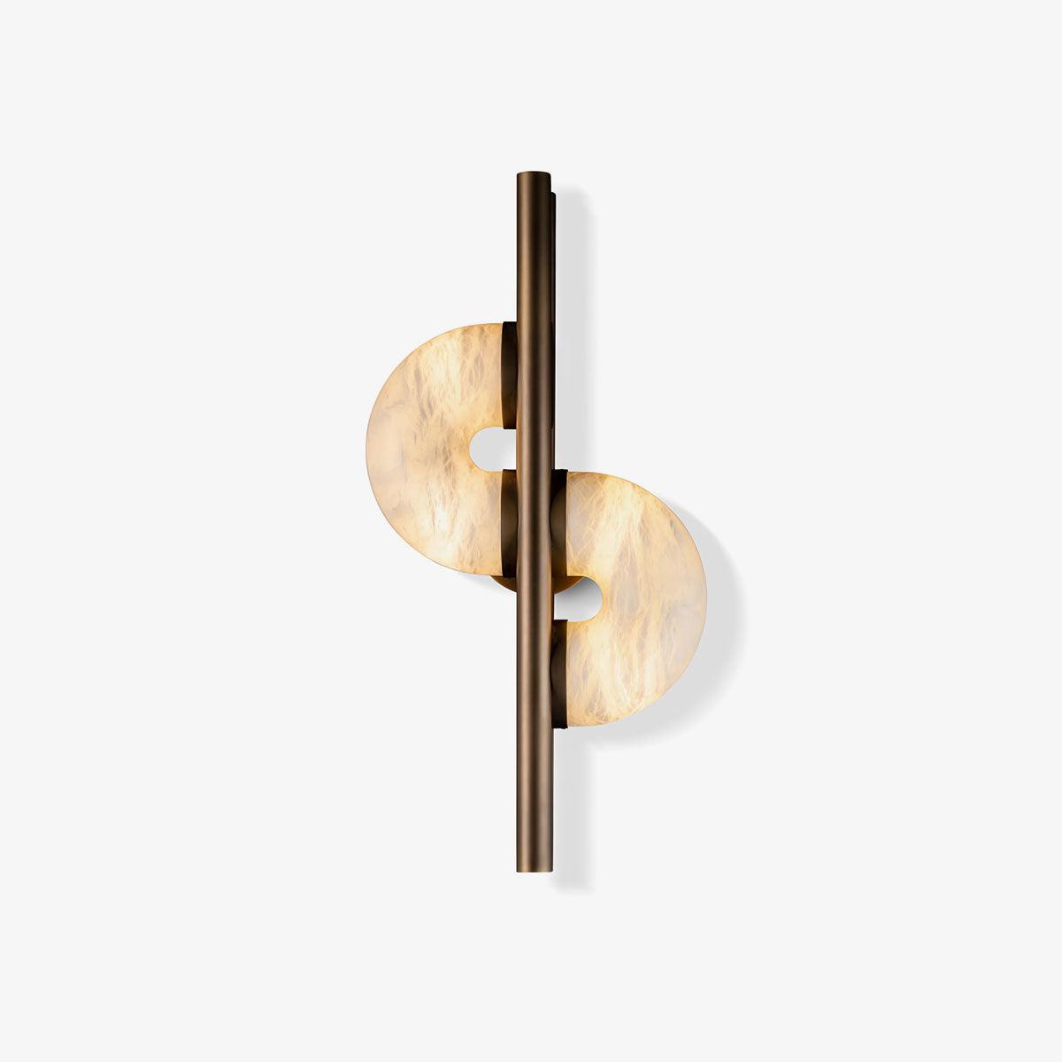 Dolly Alabaster Wall Lamp 11.8 in Dia - Tianguang Alabaster Lighting