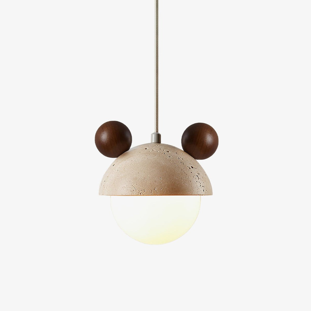 Domiere Travertine Pendant Lamp 16 cm Dia - Tianguang Alabaster Lighting