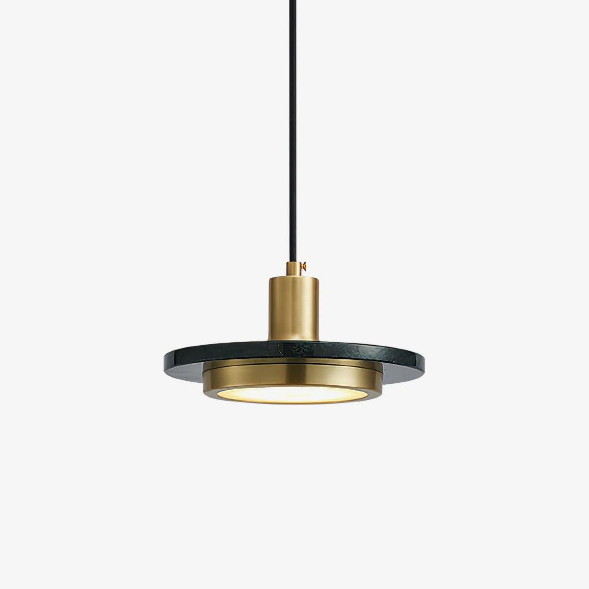 Double Circle Marble Pendant Light - Tianguang Alabaster Lighting