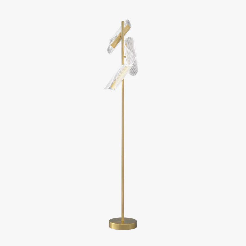 Flame Floor-mounted Lamp Marble Floor Lamp - Tianguang Alabaster Lighting