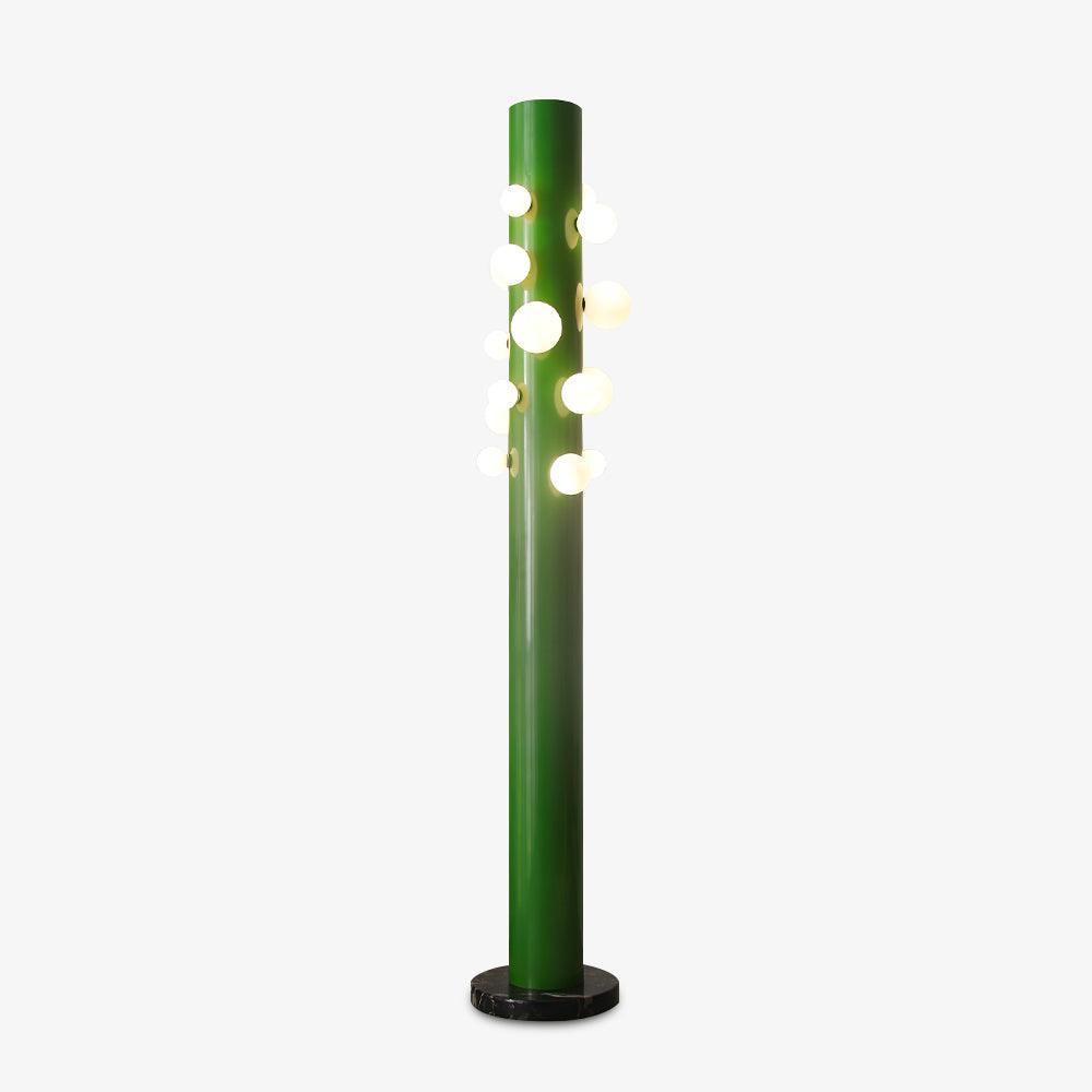 Green Apes Marble Floor Lamp - Tianguang Alabaster Lighting