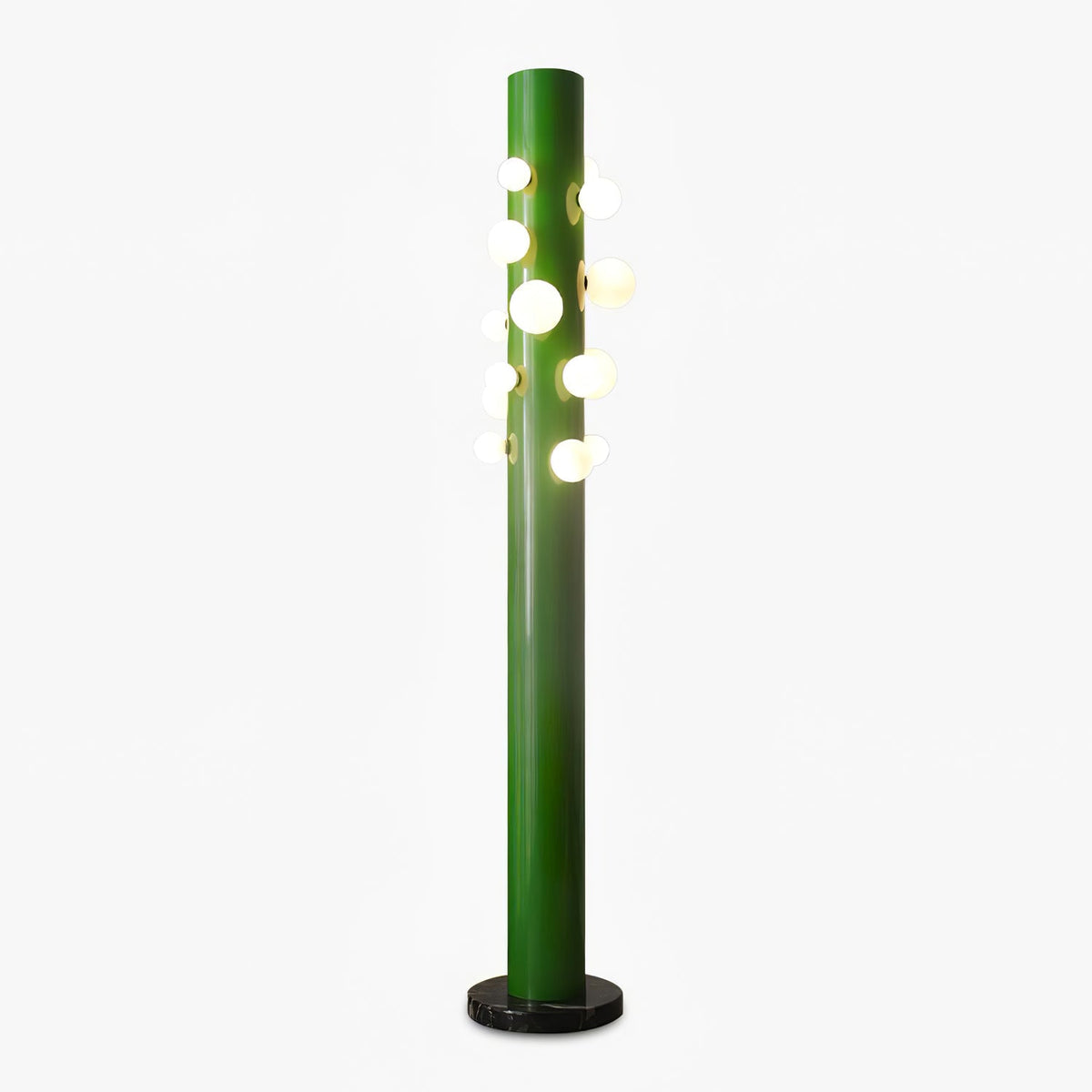 Green Apes Free-Marble Standing Lamp Floor Lamp - Tianguang Alabaster Lighting