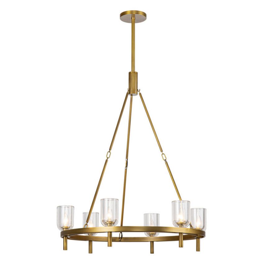 Harmonie Round Alabaster Chandelier 32" - Tianguang Alabaster Lighting