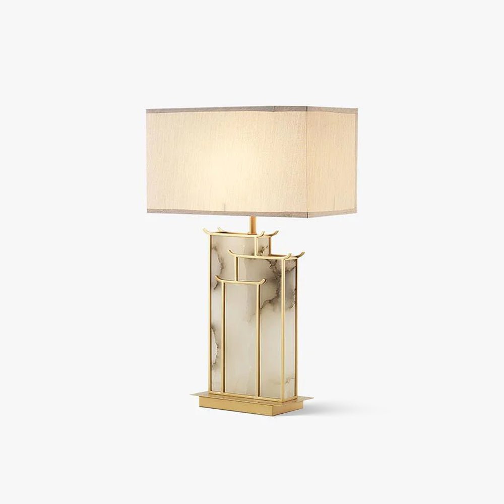 July Alabaster Table Lamp - Tianguang Alabaster Lighting