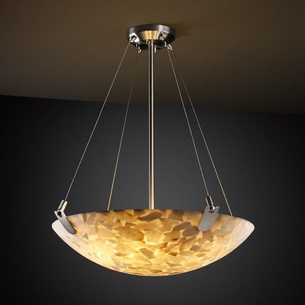 Alabaster Rocks 51 Inch LED Large Pendant - Tianguang Alabaster Lighting