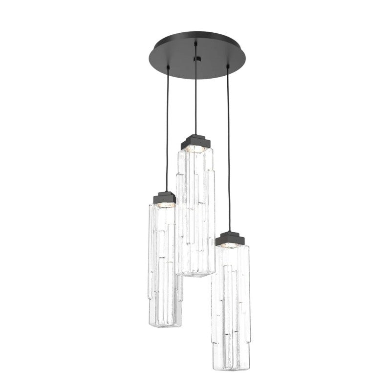 Ledges Round Natural Stone Chandelier - Tianguang Alabaster Lighting