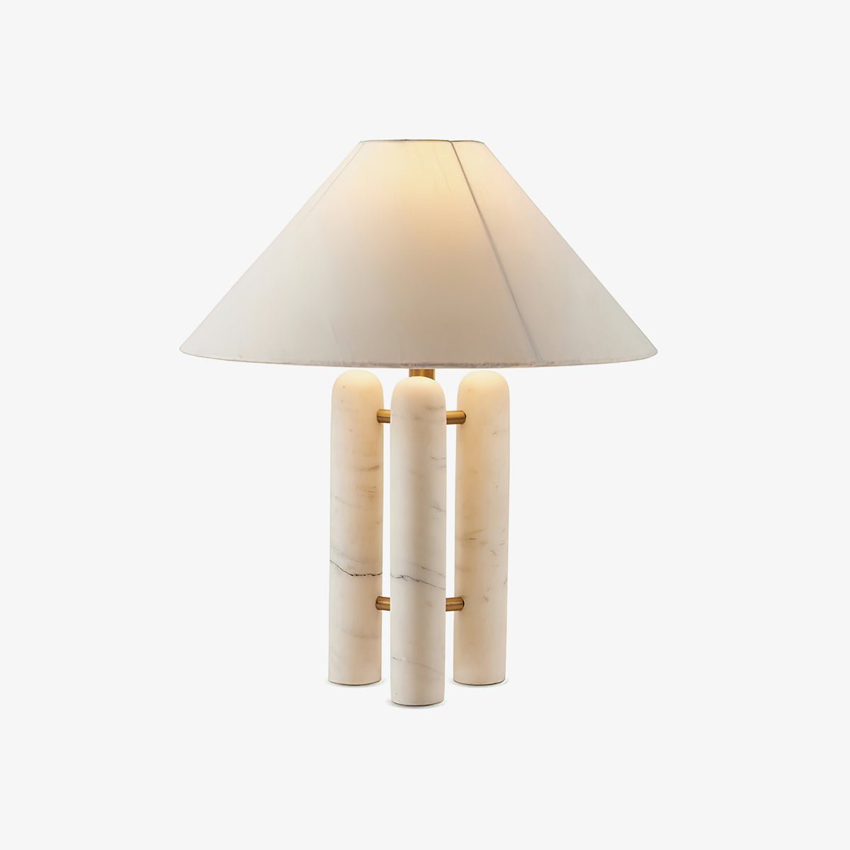 Lloyd Marble Table Lamp 15 in Dia - Tianguang Alabaster Lighting