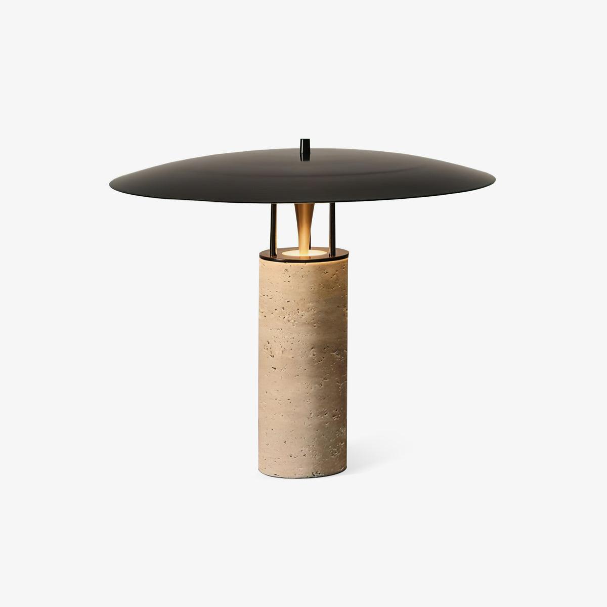 Luna Reading light Travertine Table Lamp - Tianguang Alabaster Lighting