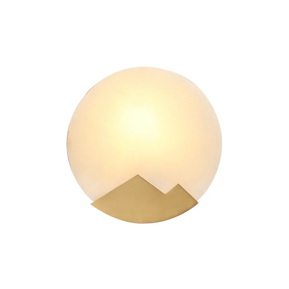 Modern Alabaster Brass Wall Light - Tianguang Alabaster Lighting