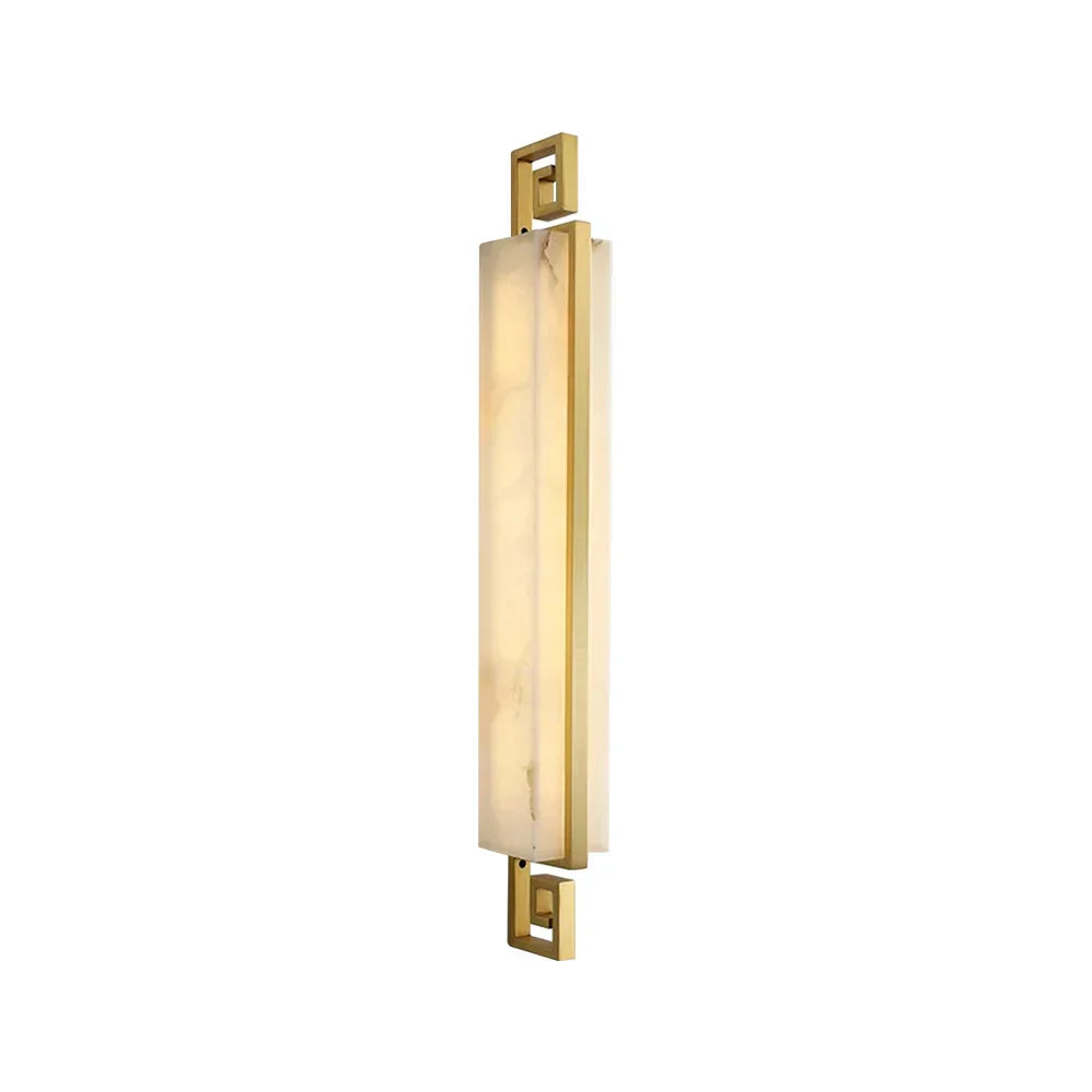 Modern Alabaster Copper Wall Lamp - Tianguang Alabaster Lighting