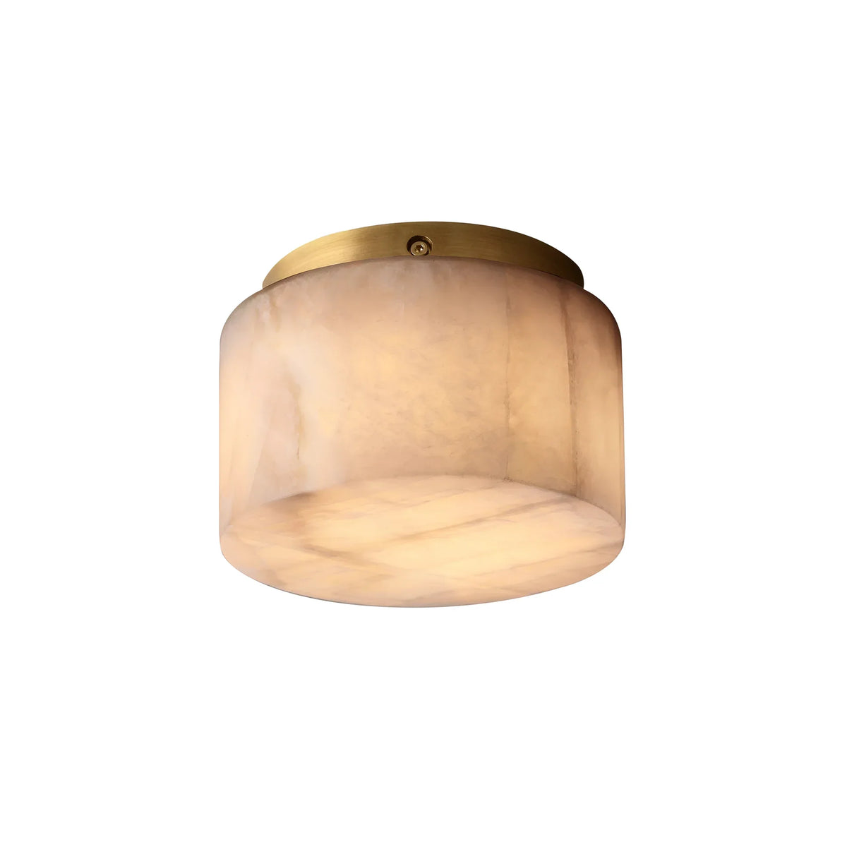 Round Rivage Alabaster Ceiling Lamp Ceiling Light - Tianguang Alabaster Lighting