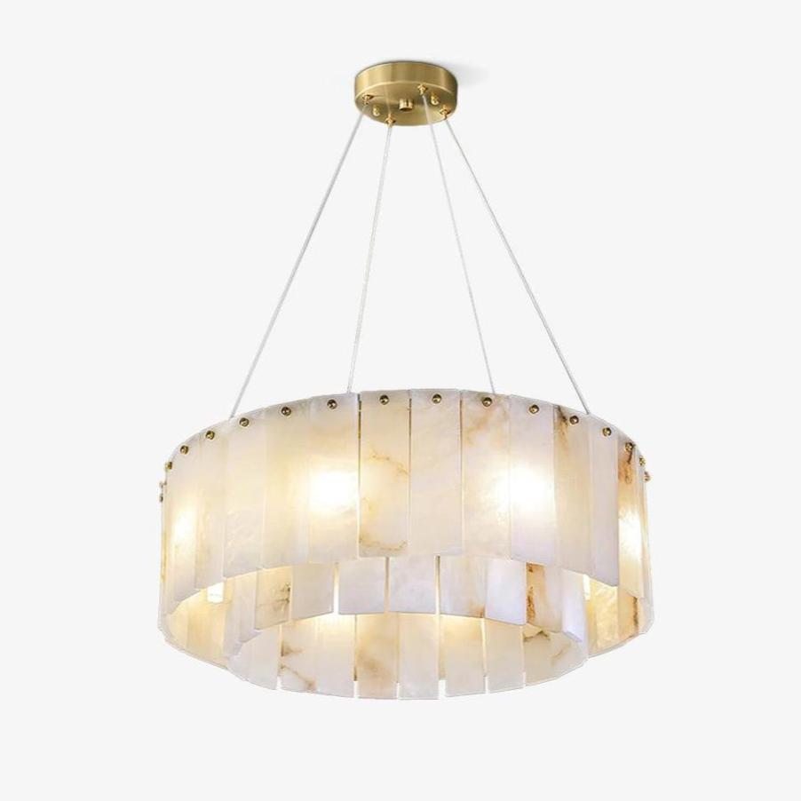 Rock Alabaster Electrolier Chandelier - Tianguang Alabaster Lighting
