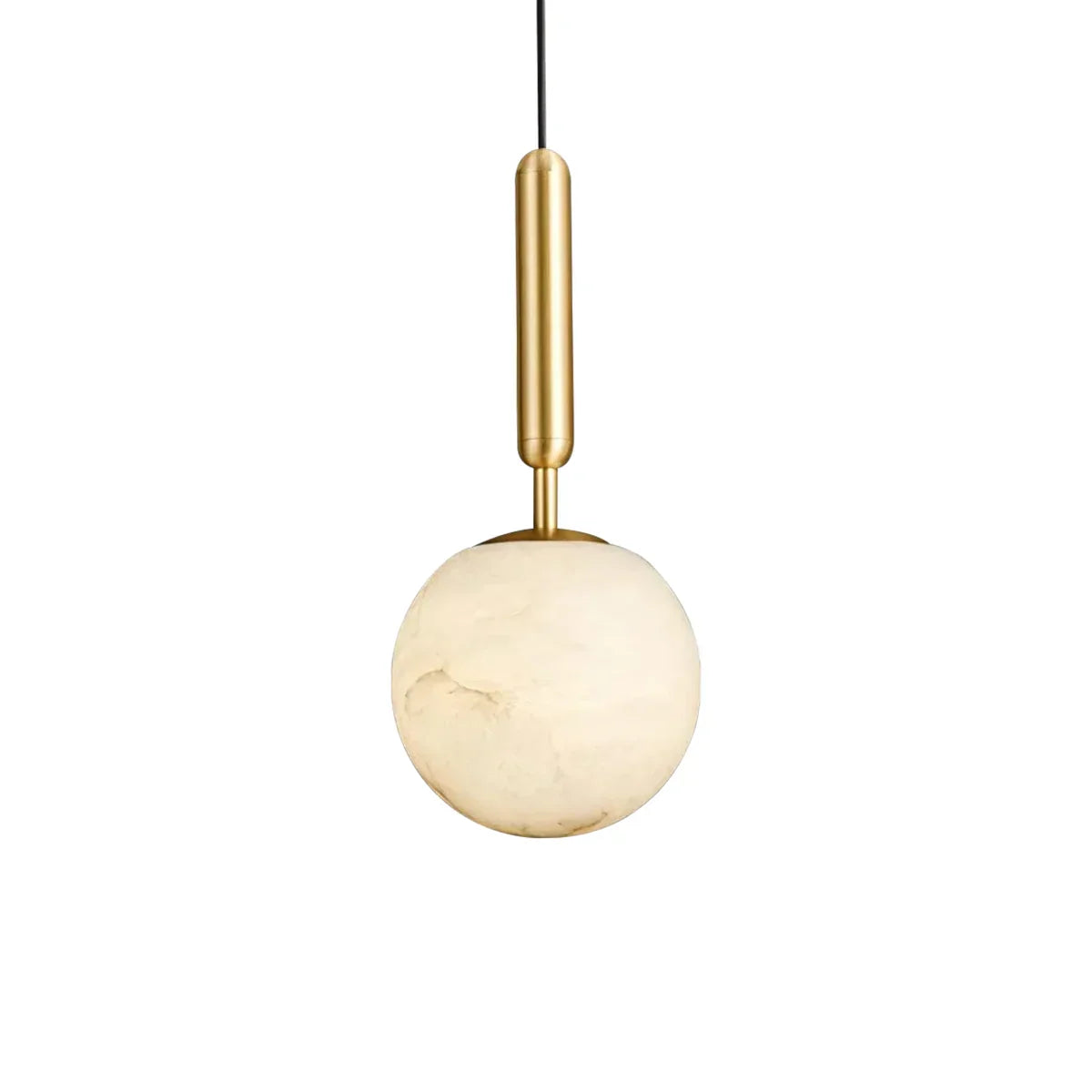 Round Bosso Alabaster Pendant Lamp - Tianguang Alabaster Lighting