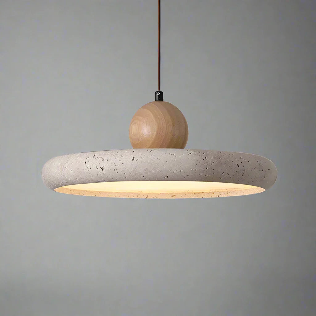 Natural Travertine Kitchen Pendant Light Fixture - Tianguang Alabaster Lighting