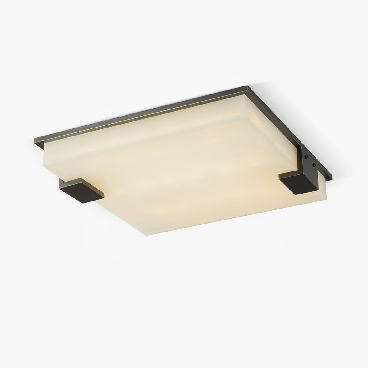 Square Alabaster Ceiling Lamp Ceiling Light - Tianguang Alabaster Lighting