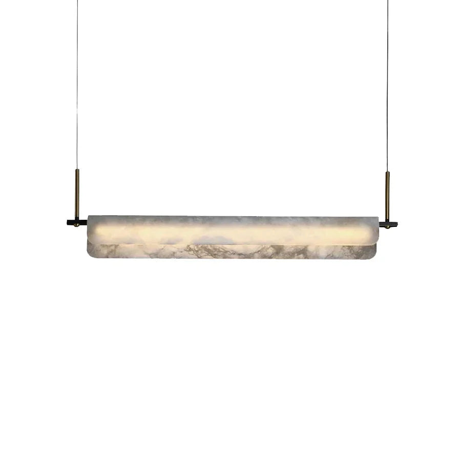 Alabaster Years Linear Pendant Light - Tianguang Alabaster Lighting