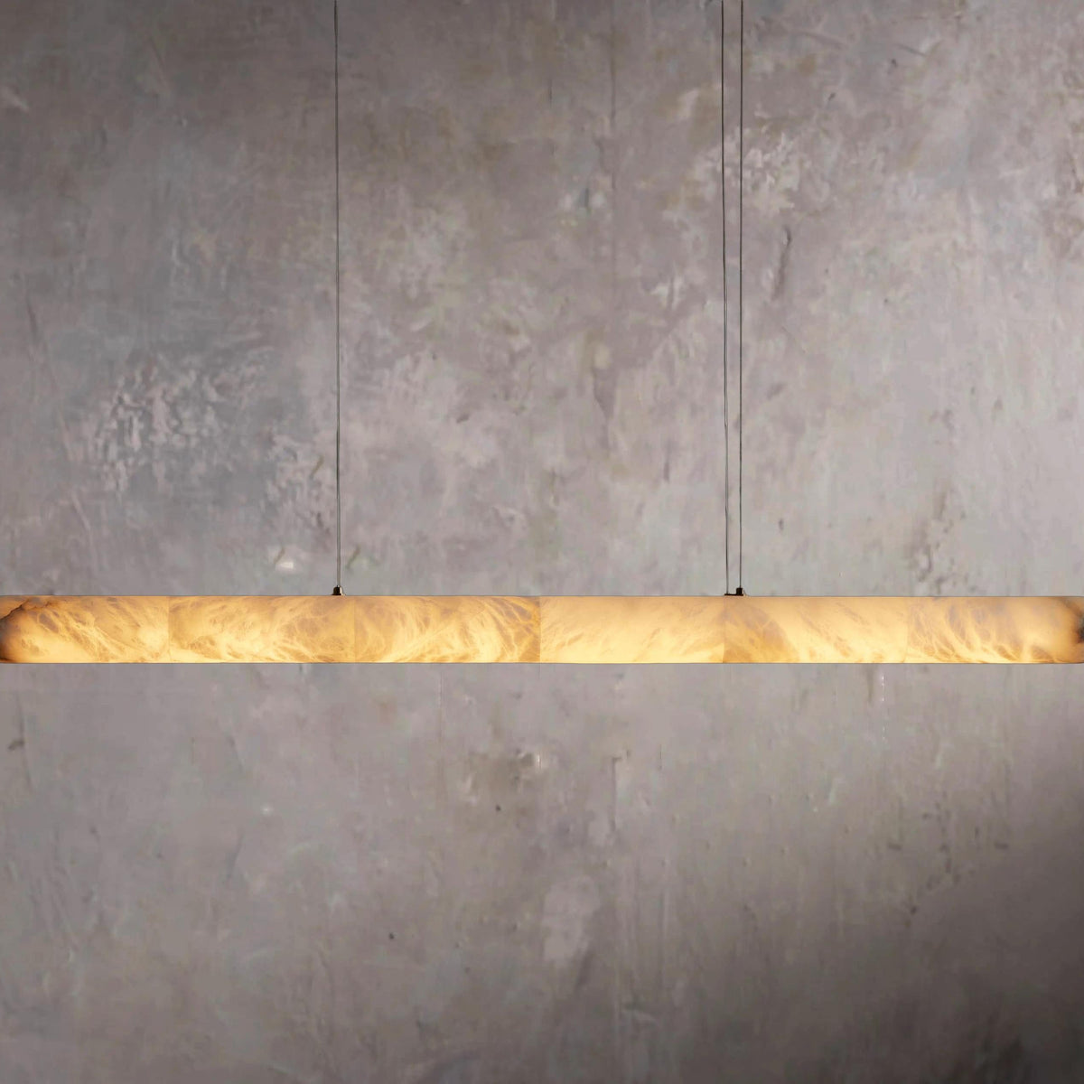 Halima Linear Pendant Fixture Alabaster Chandelier - Tianguang Alabaster Lighting