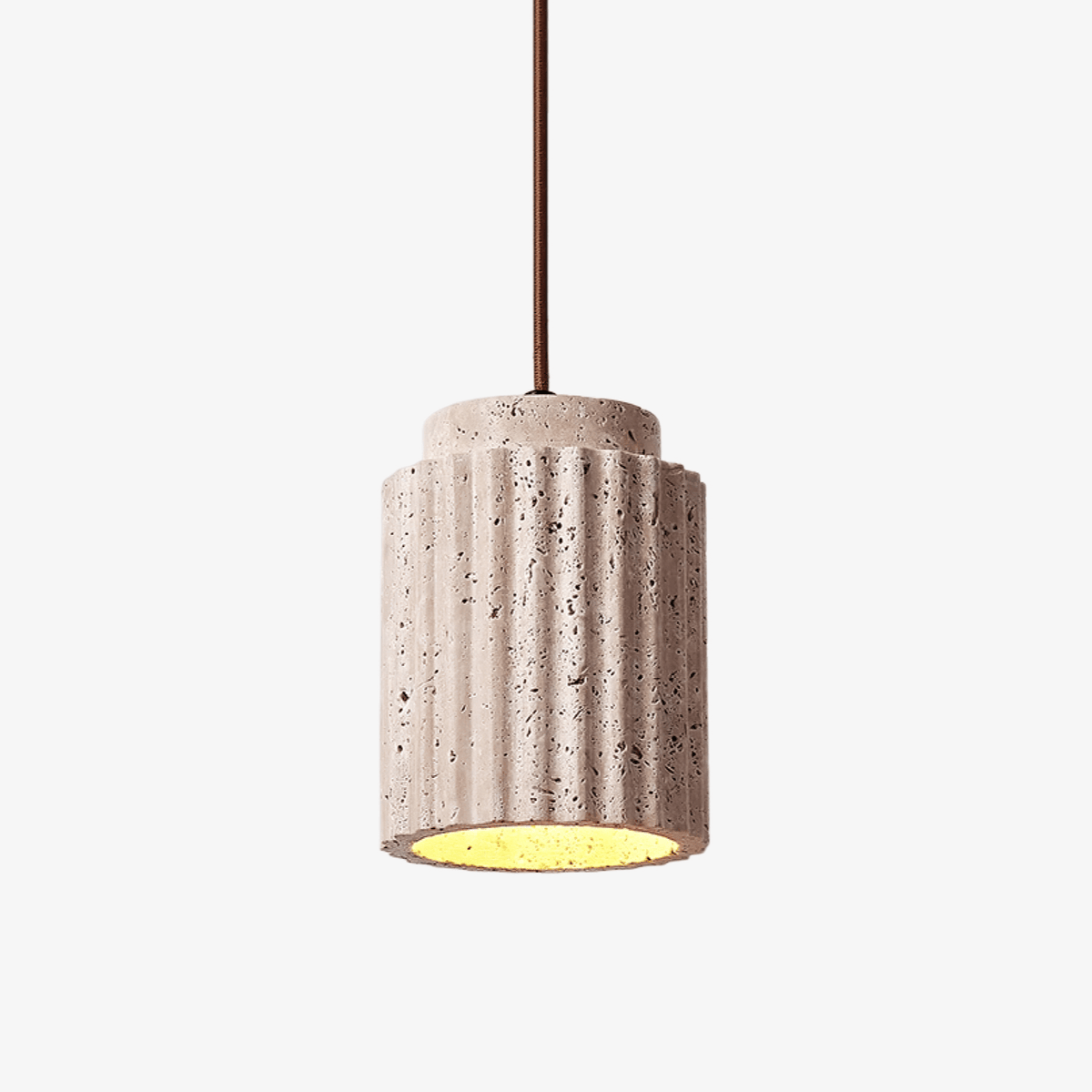 Caelia Travertine Pendant Light - Tianguang Alabaster Lighting