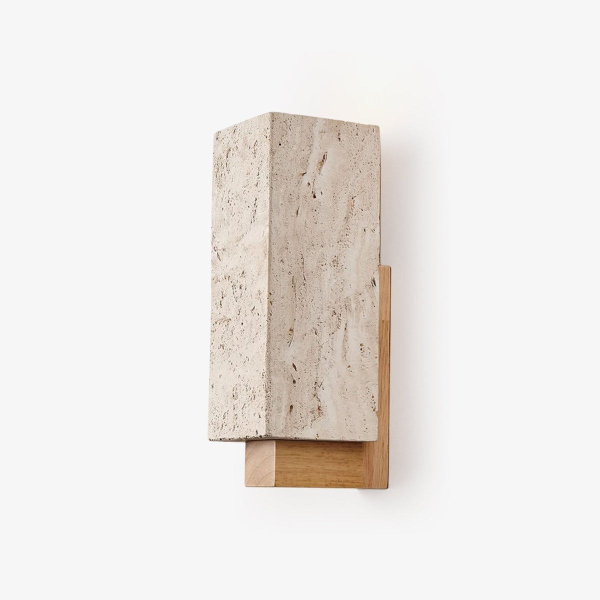 Terra Form Travertine Wall Sconce - Tianguang Alabaster Lighting