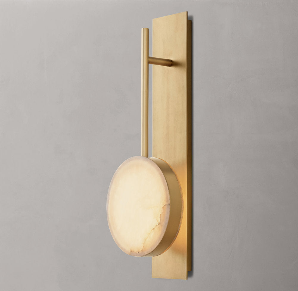 Alexander Alabaster Sconce 18" - Tianguang Alabaster Lighting
